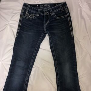 low rise bootcut jeans